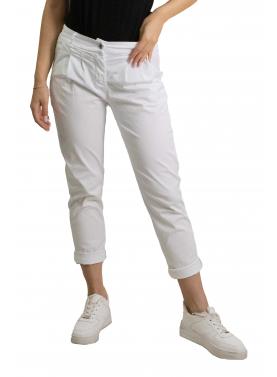 Chino con pence in cotone